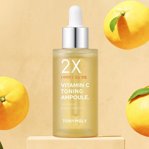 TONYMOLY 2X Vitamin C Toning Ampoule 50ml Lightening Ampoule Tone Up Ampoule NEW