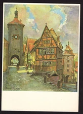 Rothenburg Ob Der Tauber in GERMANY Vintage Postcard