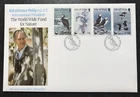 ISLE OF MAN - 1989 WORLD WILDLIFE FUND FOR NATURE FIRST DAY COVER SG 420-423