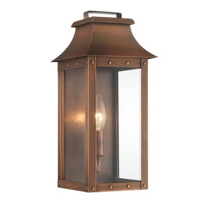 Acclaim Lighting Wall Lantern Sconce 1-Light+Weather Resistant Copper Patina