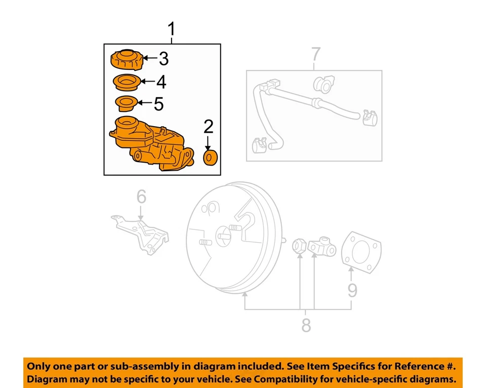 Cilindro maestro de freno usado se adapta a: Honda Cr-v 2010 vehículo asistencia de estabilidad grado Foto 3 de 4