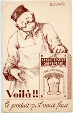 BUVARD PUBLICITAIRE // CENDRE LESSIVE SAINT MARC // 