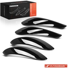 A-Premium 4x Front & Rear Black Interior Door Pull Handle Trim Cover for BMW F30