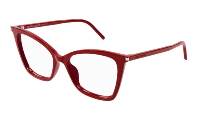 Occhiali da vista donna Saint Laurent SL 386 015 rosso occhio di gatto