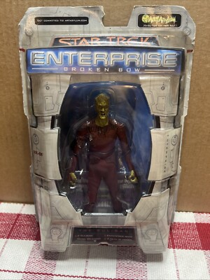 NEW Star Trek Silik The Suliban from Enterprise Broken Bow Art Asylum Figure NIB