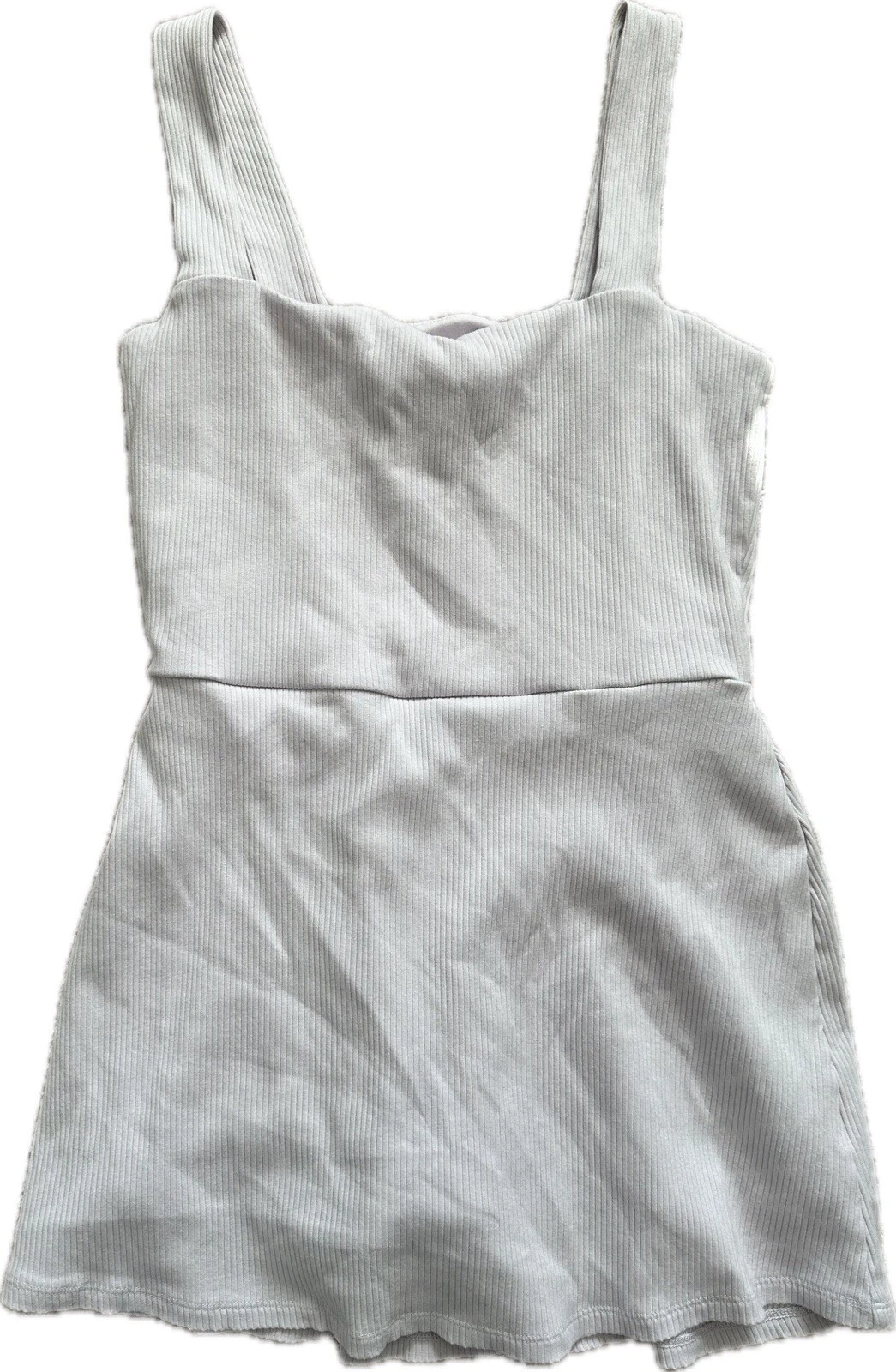 UNDERCOVER Abito donna Victoria's Secret ROSA costina scollo quadrato attivo taglia XL nuovo con etichette