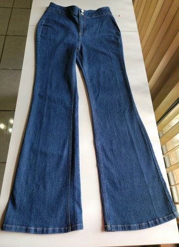 MELE E PERE WOMEN'S JEANS BLUE FLARE 