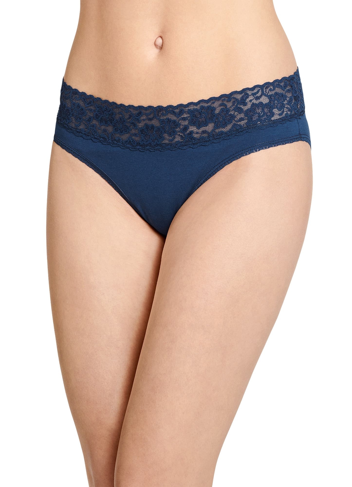 Jockey Women's Cotton Stretch Lace Bikini IDEAL IJL