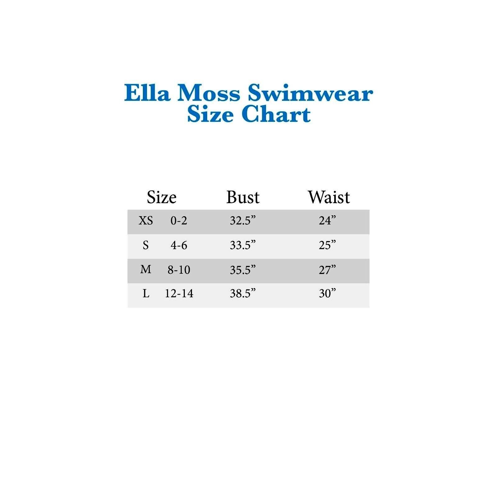 Ella Moss Swim Size Chart