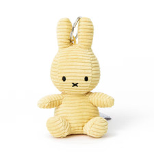 BON TON TOYS Miffy Corduroy Plush doll Keychain 10cm BUTTERCREAM Japan NEW