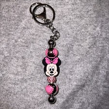 Handmade Beaded Keychain, Purse Charm, Zipper Pull