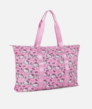 Hello Kitty Foldaway Weekender Pink Travel Bag-gym/yoga/shopping