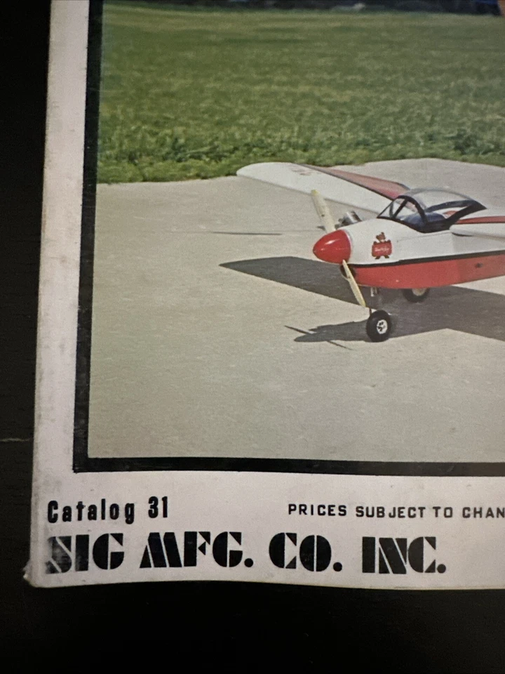 Vintage 1970’s Sig Manufacturing Model Airplane Catalog No. 31 - Image 2 of 4