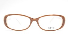 Vintage Style 12014STFPC1 54 16 135 Brown Oval Glasses Frame NOS