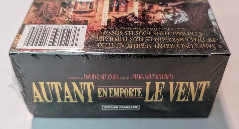 Autant en Emporte le Vent (1939) - NTSC - French - 2x VHS SEALED - Image 3 of 4