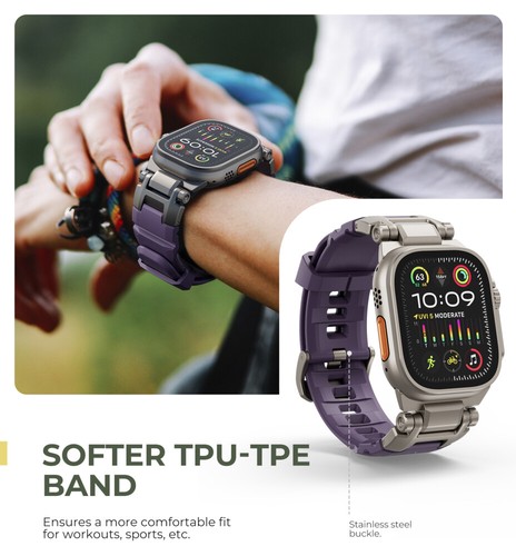 Armband für Apple Watch Ultra 2 / Ultra 49mm, für Apple Watch Series 10 46mm Band - Bild 40 von 60