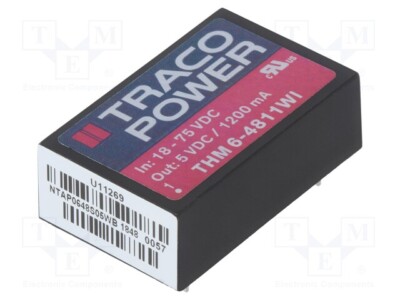 1 Stück, Wandler: DC/DC THM6-4811WI 