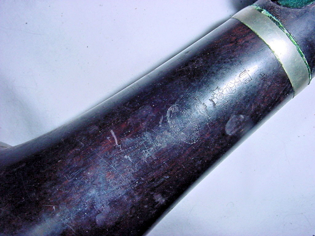 ANTIQUE PARIS FRANCE HENRY GUNCKEL WOOD GRENADILLA A and B