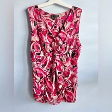 I.N.C. International Concepts Women's Printed Top - XL