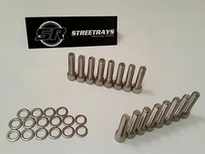 [SR] BBC 3/8" STAINLESS STEEL BOLT SET FOR ALUMINUM INTAKE MANIFOLD 1.50" INCH