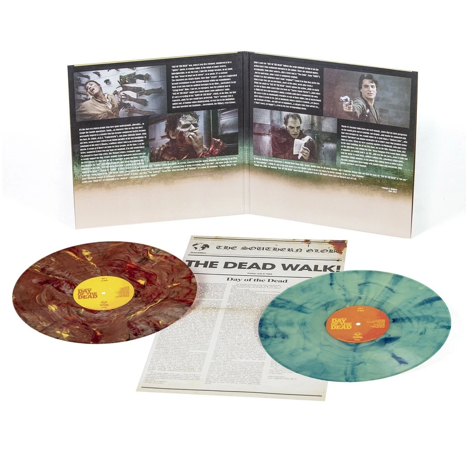 DAY OF THE DEAD Soundtrack WAXWORK LP Record Zombie Rot Vinyl Variant NEW - Image 3 of 4