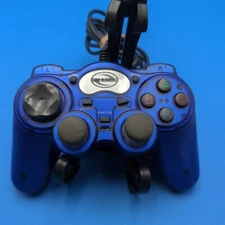 Game Elements Wired PS2 Controller Sony PlayStation 2 - Rare Blue