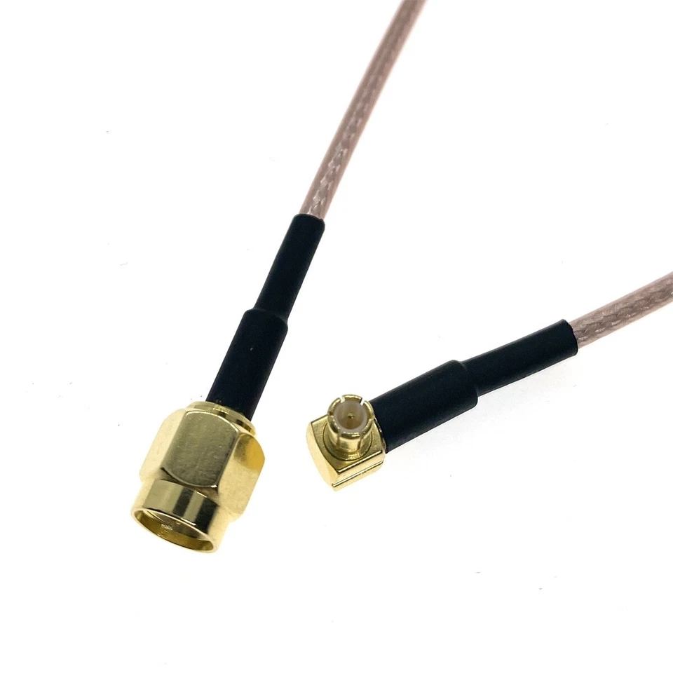 MCX Right-Angle Male to SMA Male RG316 Coax Low Loss Jumper RF Cable lot - Image 2 of 4