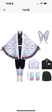 Demon Slayer Kimetsu No Yaiba Kochou Shinobu Kimon Cosplay Costume Outfit Sz M