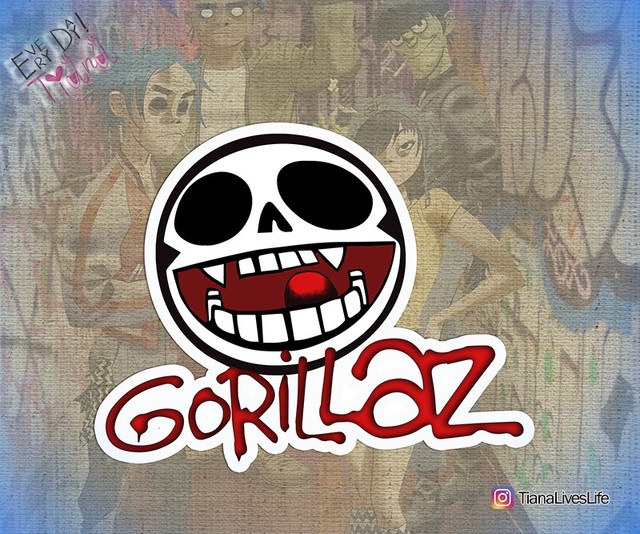 Gorillaz Band Logo Decal Sticker 2 eBay