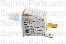 DRYER DOOR SWITCH, LOWER, FOR DEXTER - 9539-487-001