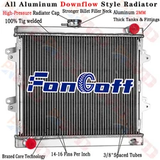 3 Row Radiator For Toyota Pickup 4 Runner 2.4L 22RE/R/REC Engine MT 1984-1995