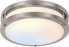 13 Inch Flush Mount LED Ceiling Light Fixture, 2700K/3000K/3500K/4000K/5000K ...