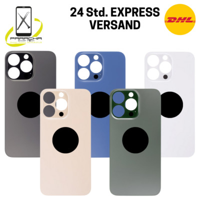 Für iPhone 13 Pro/13 Pro Max Akkudeckel Back Cover  Glas Rückseite Big Hole