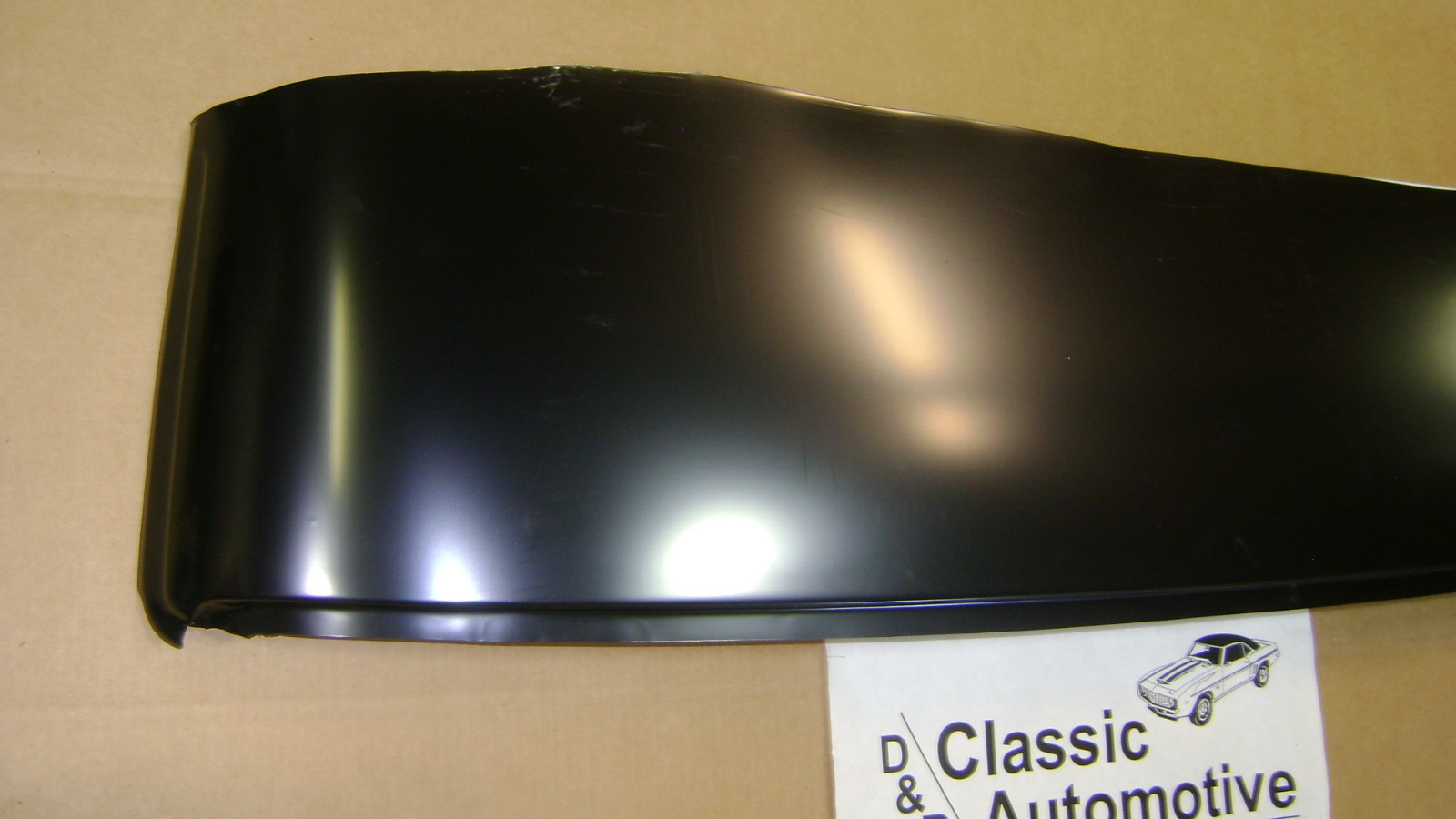 Roof Panel Patch Rear Window Upper Lip 70 71 72 73 74 Camaro Firebird edge skin