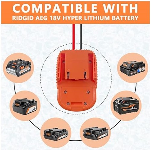 Battery Adapter Plug Accessories For AEG/For RIDGID 18V Lithium Battery - Picture 9 of 12