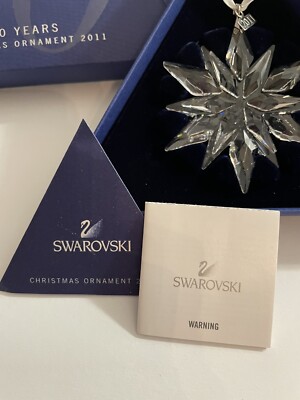 Swarovski 1999 3 inch Christmas Star Ornament Figurine Swarovski 1999 3 inch Christmas Star Ornament Figurine