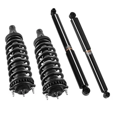 Front Strut Springs Rear Shocks for GMC Envoy Chevy Trailblazer SSR Saab 9-7X