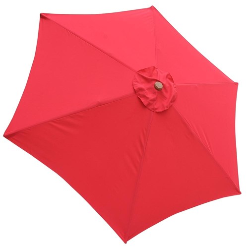 Garden Patio Umbrellas Umbrella 6 Rib Outdoor Replacement Canopy Durable Red 9 Ft Dia Home Garden Patio Umbrellas Umbrella 6 Rib, Patio Umbrella Canopy Replacement 8 Ribs Uk