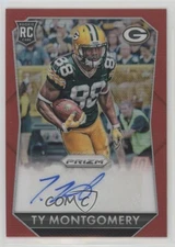 2015 Panini Prizm Rookie Signatures Red Prizm /150 Ty Montgomery #RS-TY Auto RC