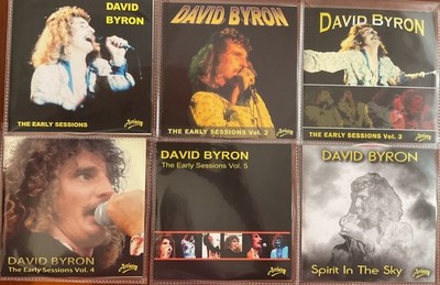 DAVID BYRON THE EARLY SESSIONS VOLS 1-5  +  SPIRIT IN THE SKY  NEW FROM ARTISTRY