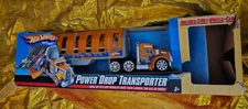 HOT WHEELS POWER DROP TRANSPORTER (2009) with ORIGINAL BOX - Hauler Launch ...!