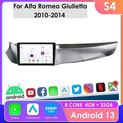 9'' Android 15 for alfa romeo giulietta LHD GPS stereo radio Carplay 2010-2014