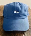 American Needle Classic Ford Motor Co Washed Slouch Dad Hat Blue OSFA — photo 1