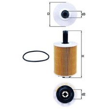 Ölfilter für Audi TT 8N9 Chrysler Sebring JS | 24190501