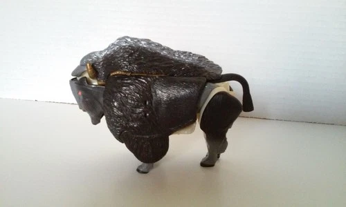 Vtg Transformers Beast Wars Bonecrusher Bison Deluxe Class 5" Figure Hasbro 1997