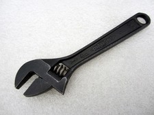 Vintage Diamond 4 Adjustable Wrench Black Oxide A24 Made In Usa