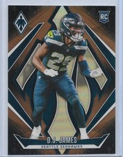 2024 Panini Phoenix DJ JAMES Rookie RC /125 Bronze Fade!! Seahawks!!