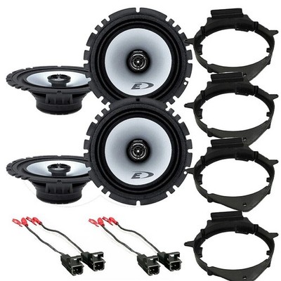 Alpine SXE 1726S 2 Way 6.5'' 2006-13 GM CAR Truck Front & Rear Door Speakers &