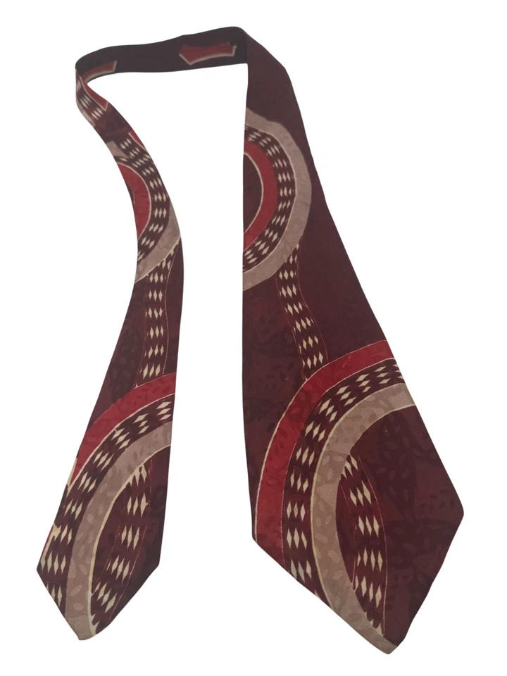 5X  1940s Vintage Men’s Neck Tie Lot | Swing Era Silk Rayon MCM Novelty Neckties - Image 4 of 4