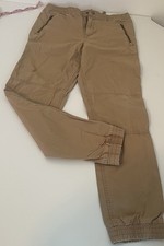 Polo Ralph Lauren Khaki Jogger Pant Boys L 14-16 Preppy Utility Streetwear 90s